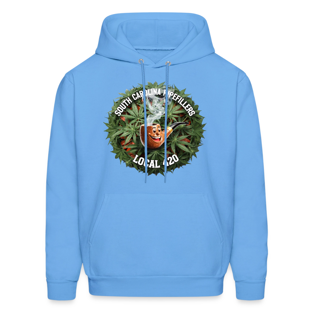 SOUTH CAROLINA PIPEFILLERS LOCAL 420 F/B DESIGN Men's Hoodie - carolina blue