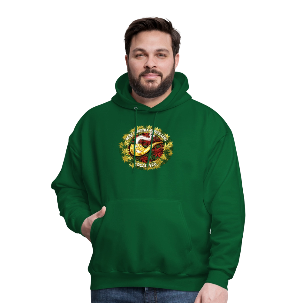 WEST VIRGINIA PIPIEFILLERS LOCAL 420 Men's Hoodie - forest green