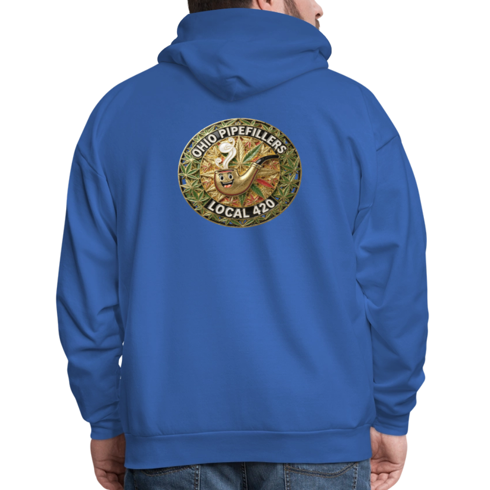 OHIO PIPEFILLERS LOCAL 420  F/B DESIGNS Men's Hoodie - royal blue