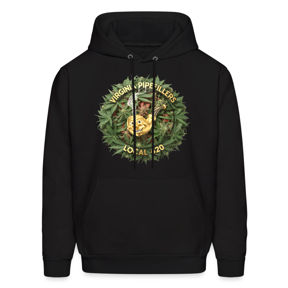 VIRGINIA PIPEFILLERS LOCAL 420 F/B DESIGN Men's  Hoodie - black