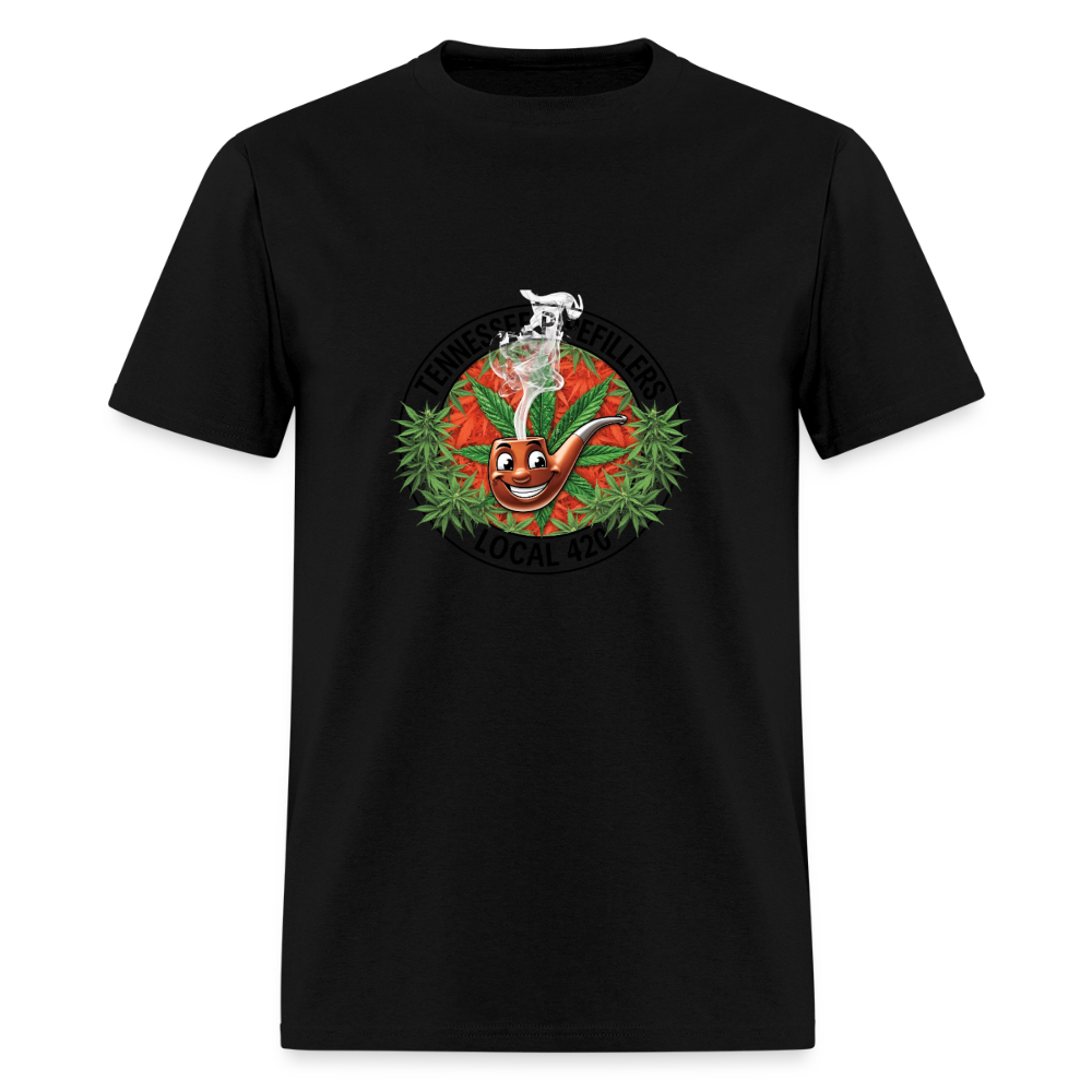 TENNESSEE PIPEFILLERS LOCAL 420 Men's T-Shirt - black