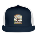 NEW ENGLAND PIPEFILLERS UNION LOCAL 420 MOOSE TRAILS "I DON'T ALWAYS" Trucker Hat - navy/white