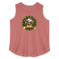 TEXAS PIPEFILLERS LOCAL 420 Women's Curvy Relaxed Tank Top - mauve