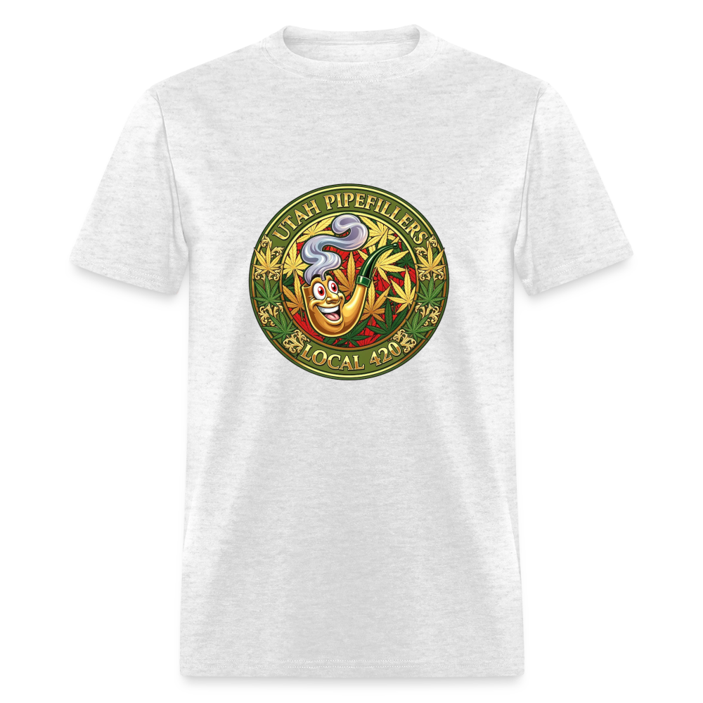 UTAH PIPEFILLERS LOCAL 420 Men's T-Shirt - light heather gray