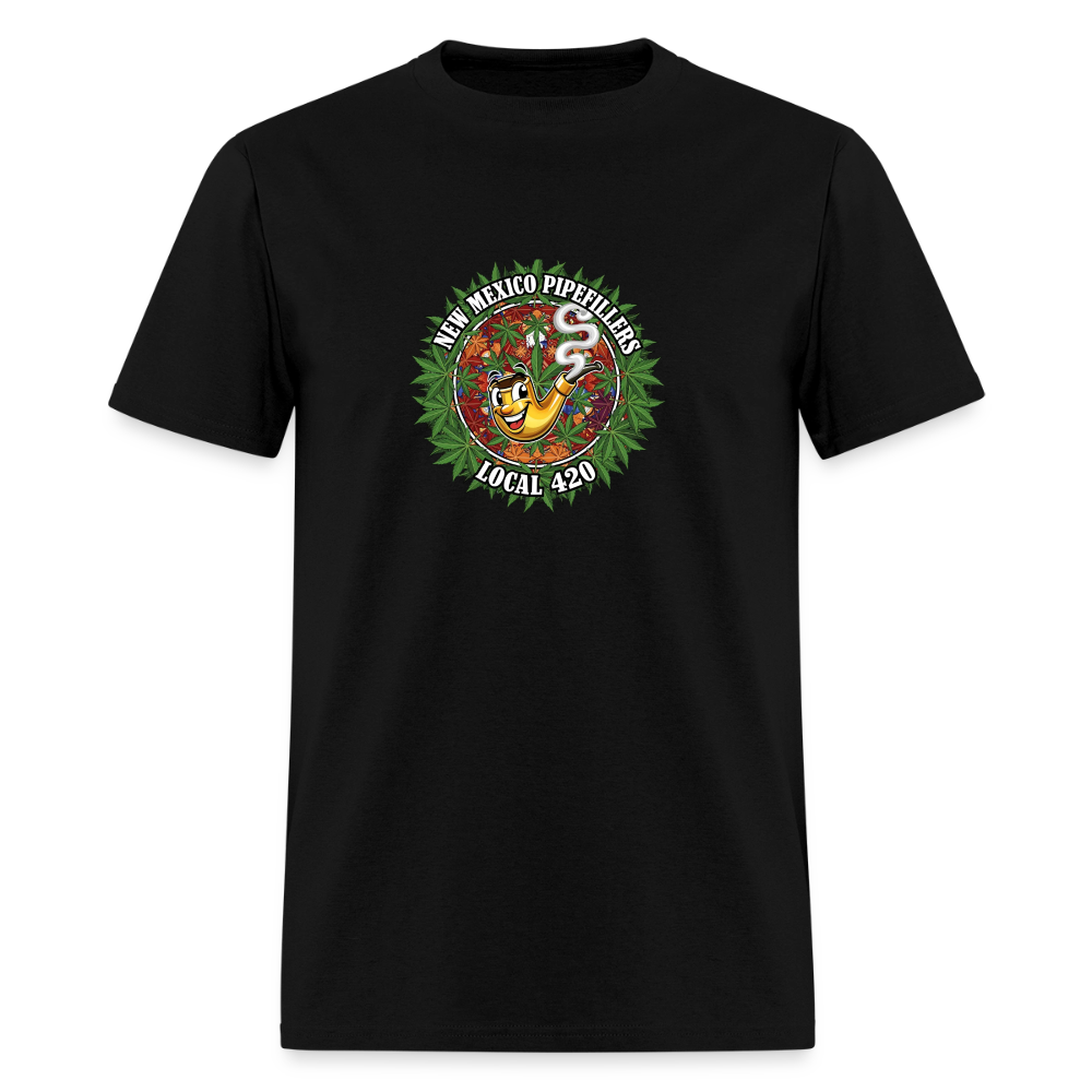 NEW MEXICO PIPEFILLERS LOCAL 420 MEN'S T-Shirt - black
