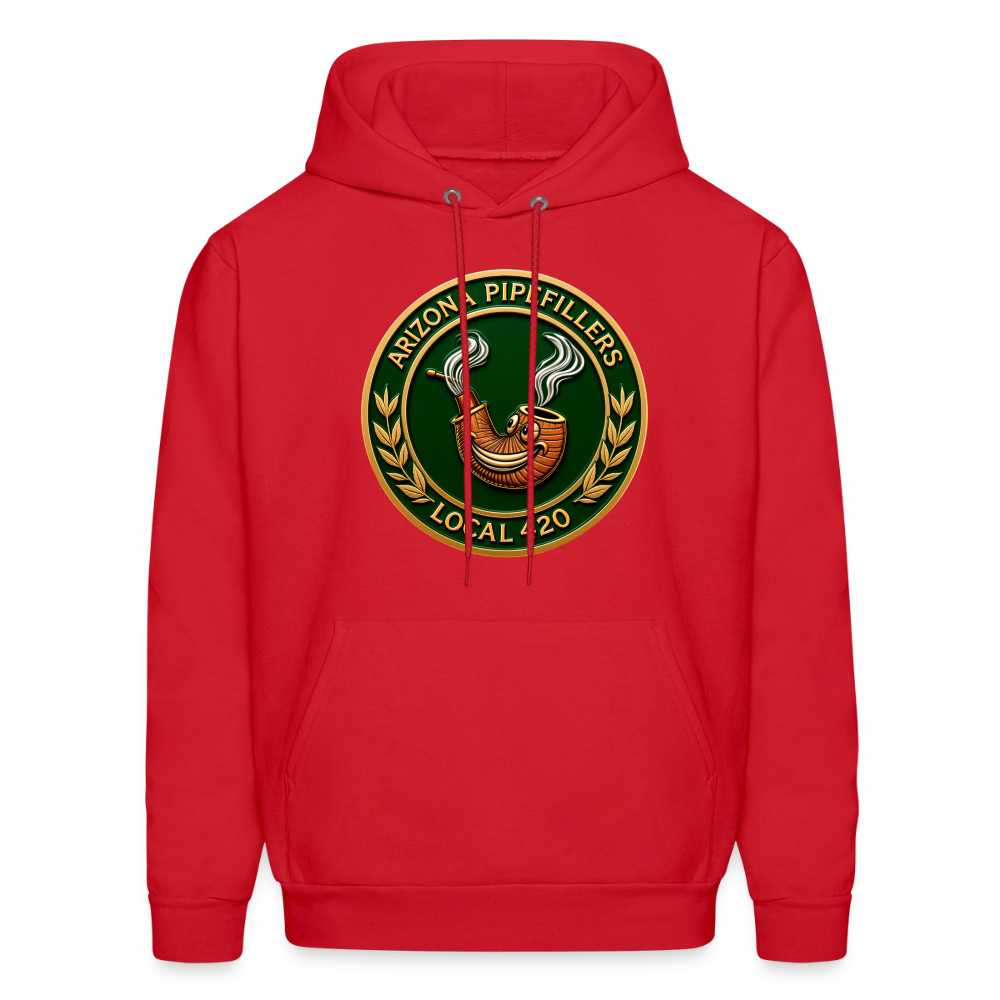 ARIZONIA PIPEFILLERS LOCAL 420 Men's Hoodie - red