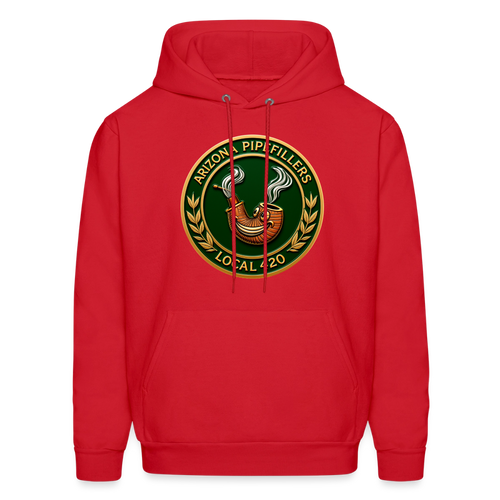 ARIZONIA PIPEFILLERS LOCAL 420 Men's Hoodie - red