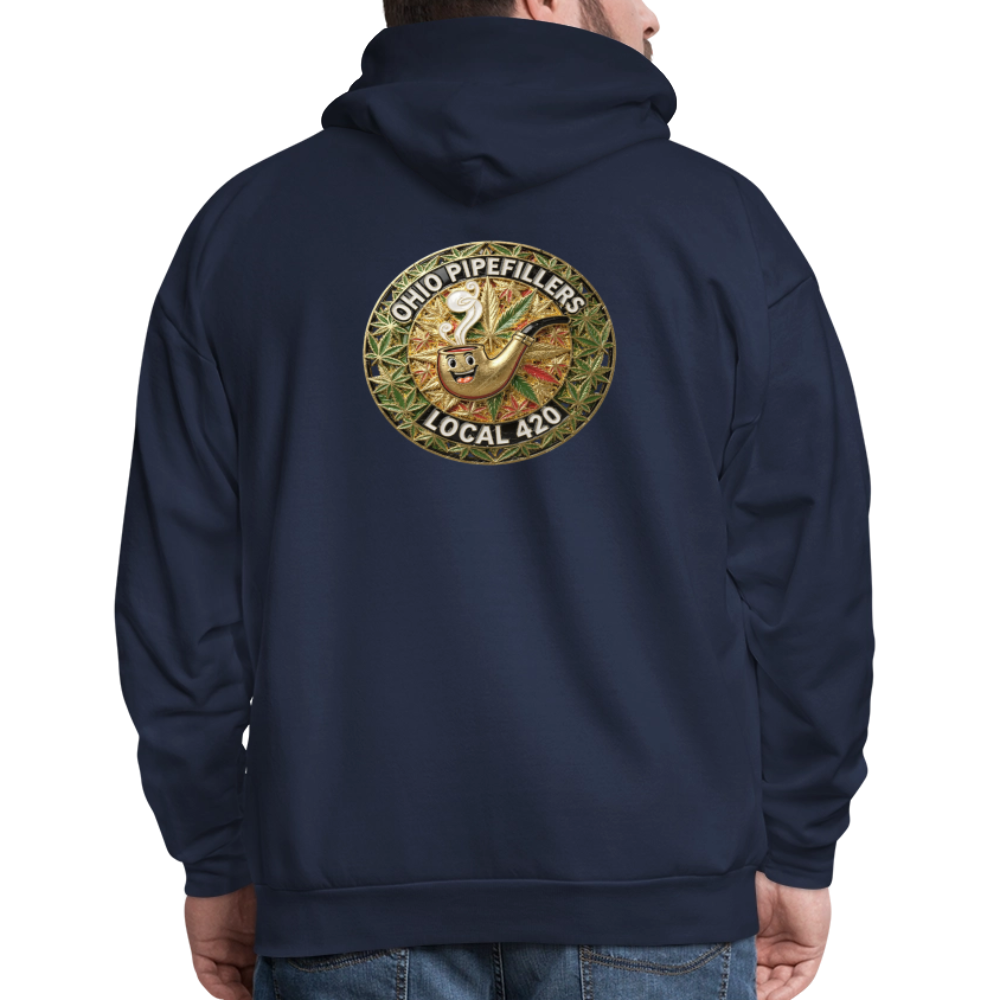 OHIO PIPEFILLERS LOCAL 420  F/B DESIGNS Men's Hoodie - navy