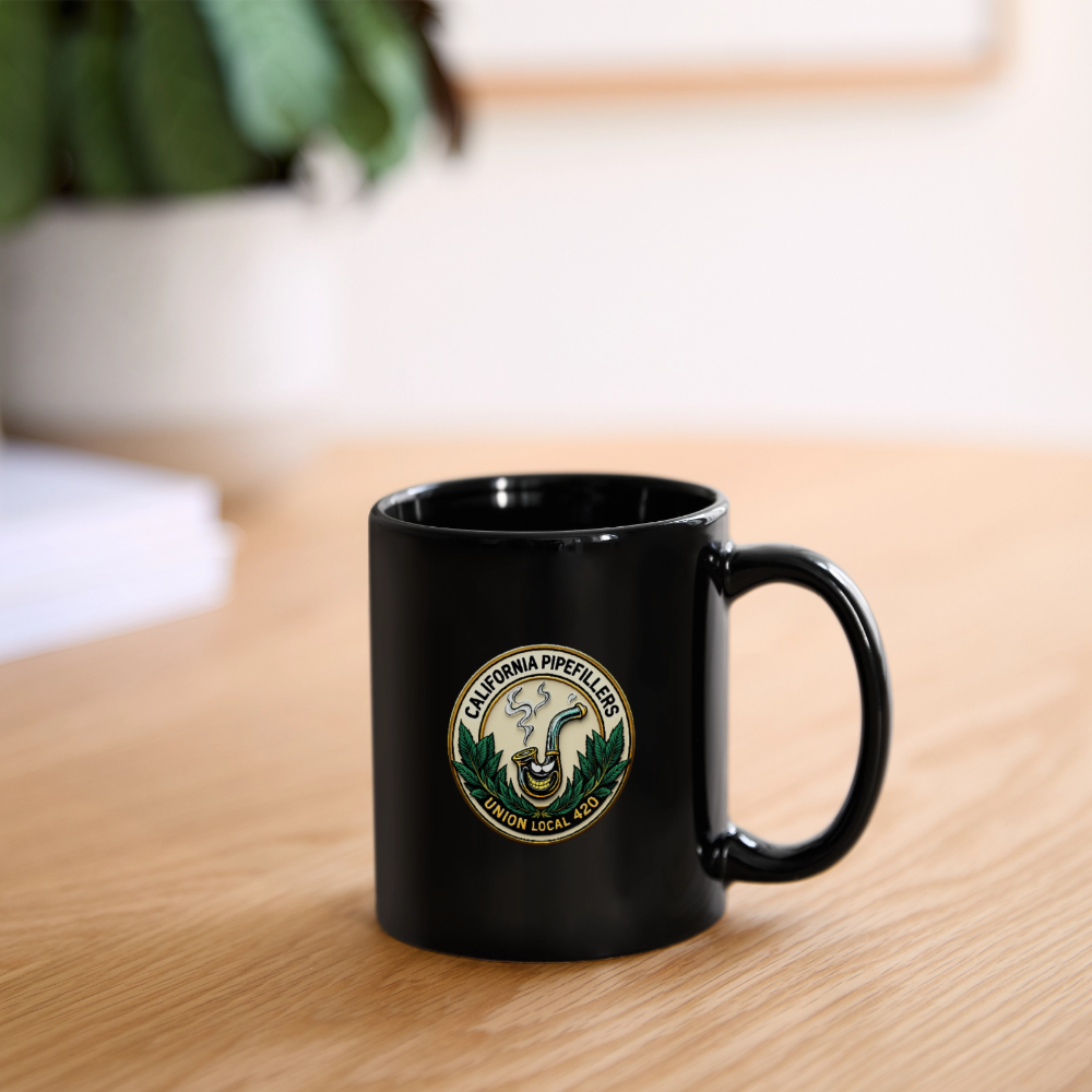 CALIFORNIA PIPEFILLERS UNION LOCAL 420 Full Color Mug - black