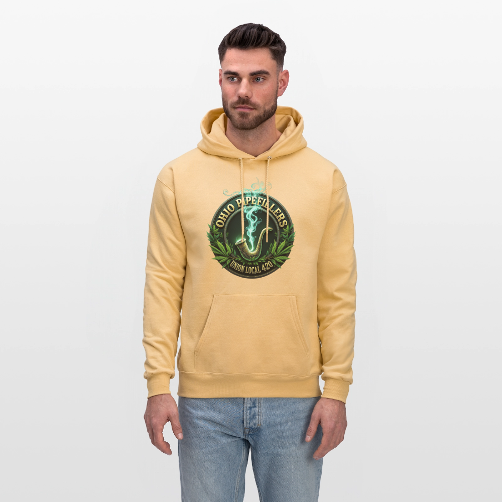 OHIO PIPEFILLERS UNION LOCAL 420 Men's Hoodie - light gold 