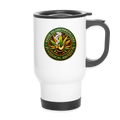 RHODE ISLAND PIPEFILLERS LOCAL 420 14oz Stainless Steel Travel Mug - white