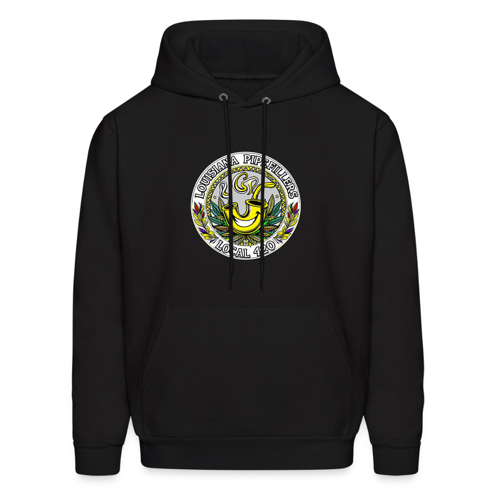 LOUISIANA PIPEFILLERS LOCAL 420 Men's Hoodie - black