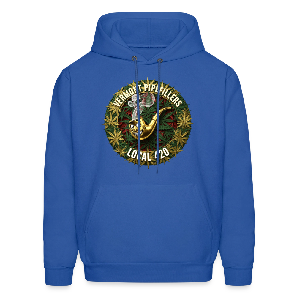 VERMONT PIPEFILLERS LOCAL 420 Men's Hoodie - royal blue