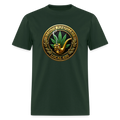 ILLINOIS PIPEFILLERS LOCAL 420 F/B EMBLEMS Men's T-Shirt - forest green