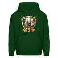 NEW ENGLAND PIPEFILLERS LOCAL 420 HERBIE HERBIVORE F/B EMBLEMS Men's Hoodie - forest green