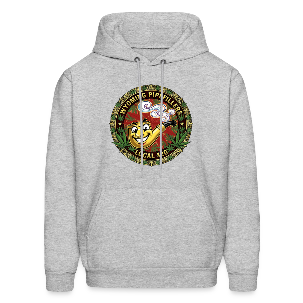 WYOMING PIPEFILLERS LOCAL 420 F/B DESIGN Men's Hoodie - heather gray