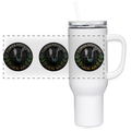 FLORIDA PIPEFILLERS LOCAL 420 40oz Stainless Steel Travel Tumbler - white