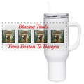 NEW ENGLAND PIPEFILLERS 420 40 oz Stainless Steel UNION Travel Tumbler - white