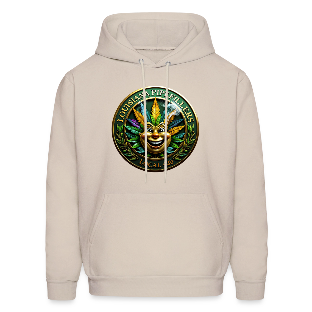 LOUISIANA PIPEFILLERS LOCAL 420 Men's Hoodie - Sand