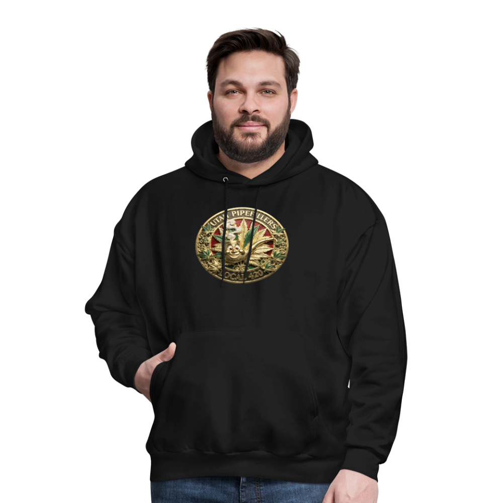 UTAH PIPEFILLERS LOCAL 420 Men's  Hoodie - black