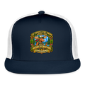 US PIPEFILLERS UNION LOCAL 420 RRO, "HERBIE HERBIVORE TM" Trucker Hat - navy/white