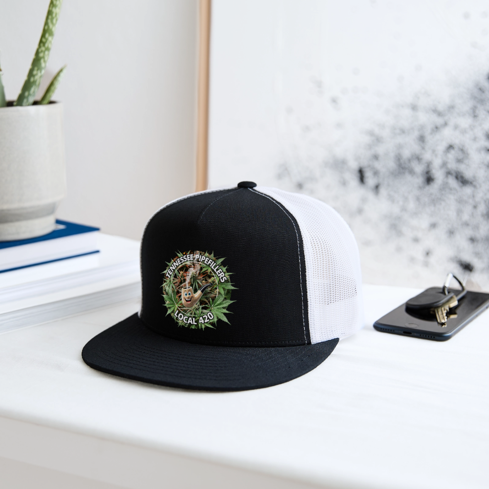 TENNESSEE PIPEFILLERS LOCAL 420 Trucker Hat - black/white