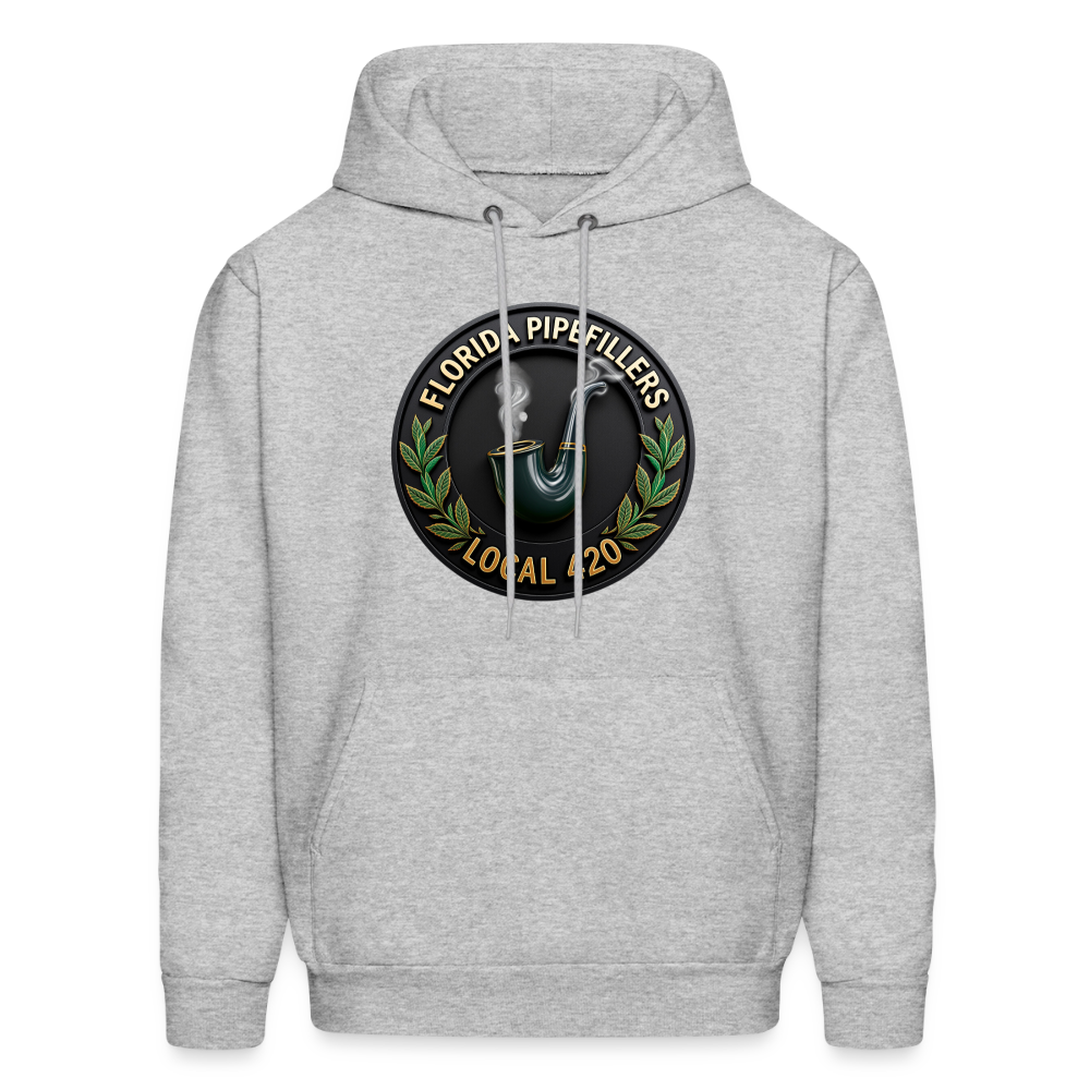 FLORIDA PIPEFILLERS LOCAL 420 F/B DESIGN Men's Hoodie - heather gray