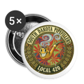 SOUTH DAKOTA PIPEFILLERS LOCAL 420 Union Buttons small 1'' (5-pack) - white