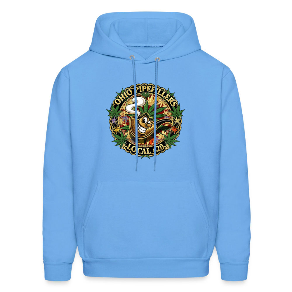 OHIO PIPEFILLERS LOCAL 420 Men's Hoodie - carolina blue