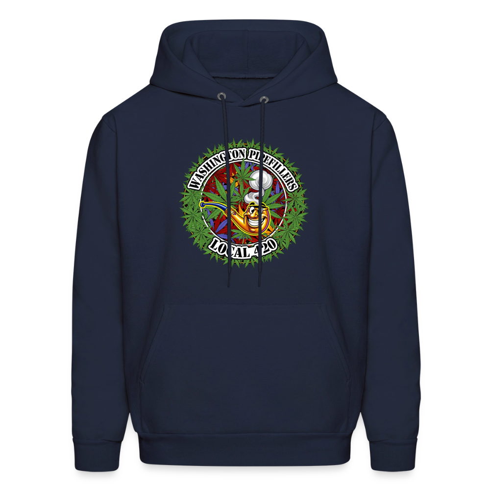 WASHINGTON PIPEFILLERS LOCAL 420 Men's Hoodie - navy