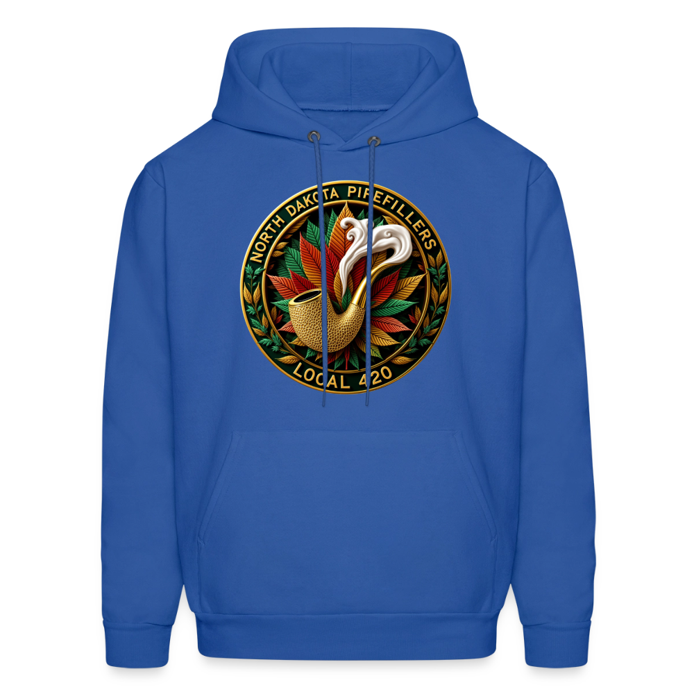 NORTH DAKOTA PIPEFILLERS LOCAL 420 Men's Hoodie - royal blue