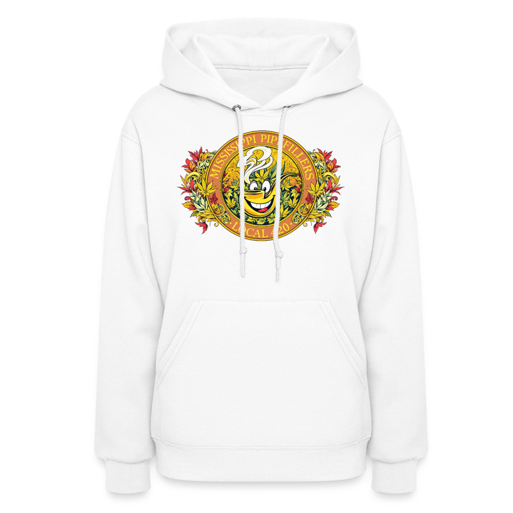 MISSISSIPPI PIPEFILLERS LOCAL 420 F/B DESIGNS Hoodie Women's Hoodie - white