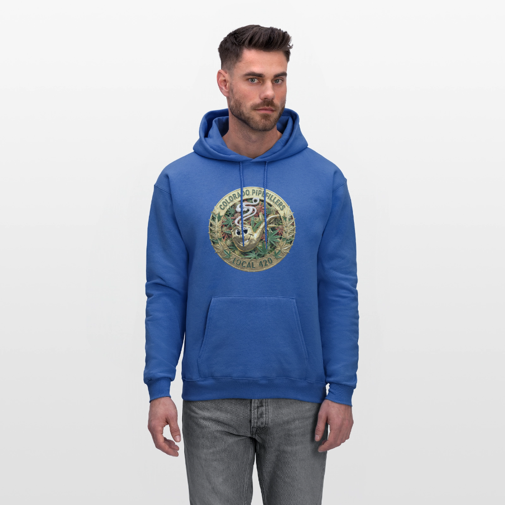 COLORADO PIPEFILLERS LOCAL 420 Men's Hoodie - royal blue