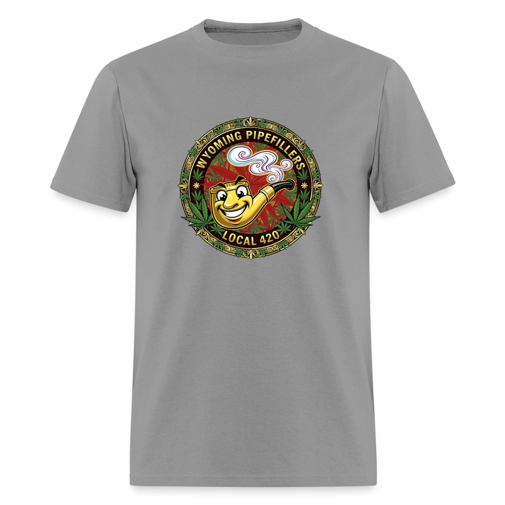 WYOMING PIPEFILLERS LOCAL 420 Men's T-Shirt - rock