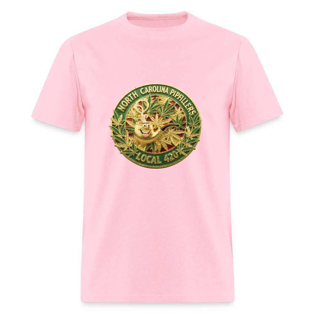 NORTH CAROLINA  PIPEFILLERS LOCAL 420 Men's T-Shirt - pink