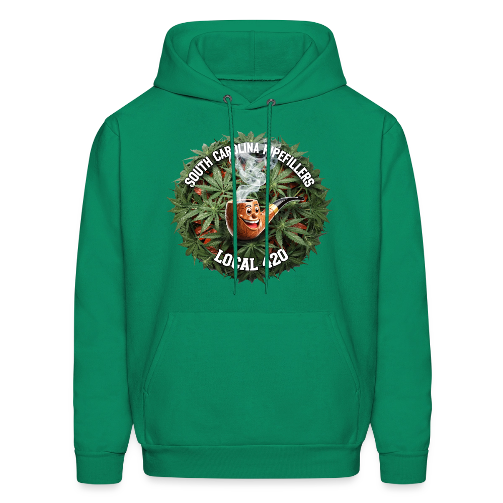 SOUTH CAROLINA PIPEFILLERS LOCAL 420 Men's Hoodie - kelly green
