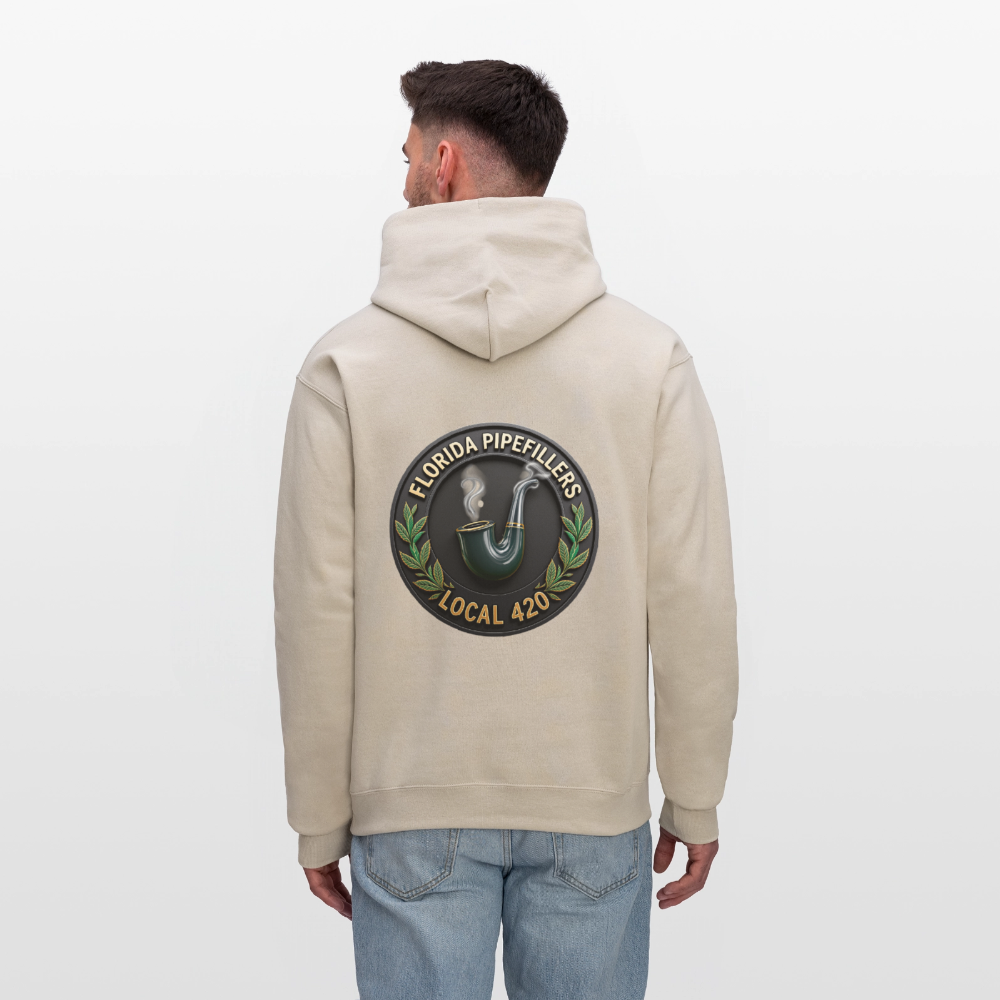 FLORIDA PIPEFILLERS LOCAL 420 F/B DESIGN Men's Hoodie - Sand