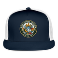 NEW HEMPSHIRE PIPEFILLERS LOCAL 420 Trucker Hat - navy/white