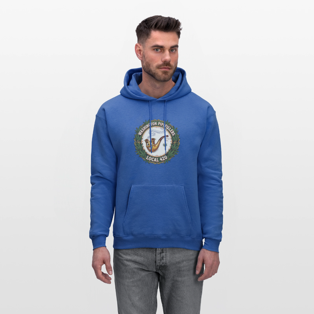 WASHINGTON PIPEFILLERS LOCAL 420 Men's Hoodie - royal blue