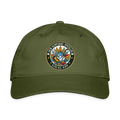 NEW HEMPSHIRE PIPERFILLERS LOCAL 420 CHRIS Organic Baseball Cap - olive green