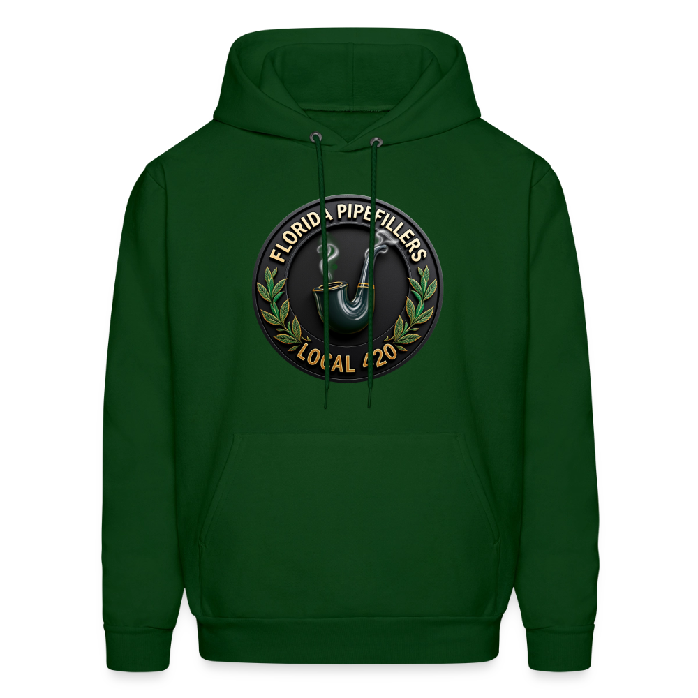 FLORIDA PIPEFILLERS LOCAL 420 Men's Hoodie - forest green