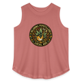 OKLAHOMA PIPEFILLERS LOCAL 420  Women's Curvy Relaxed Tank Top - mauve