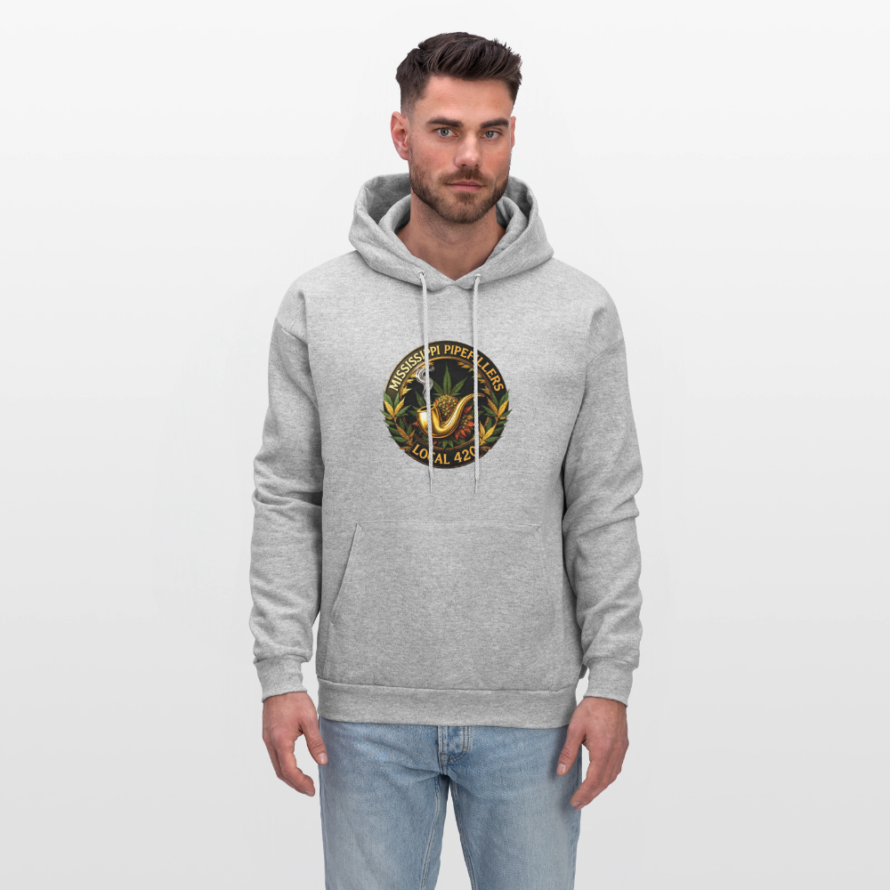 MISSISSIPPI PIPEFILLERS LOCAL 420 Men's Hoodie - heather gray