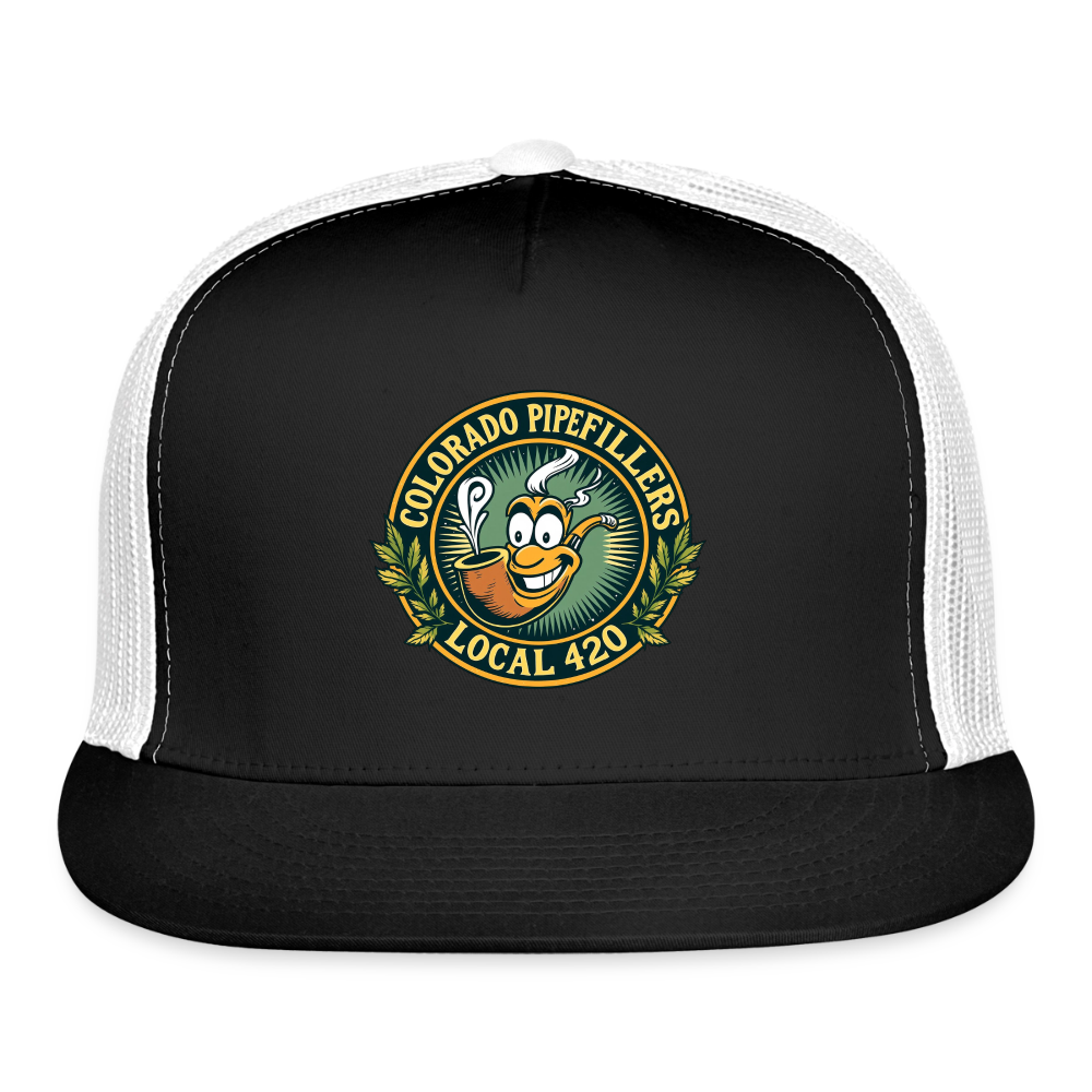 COLORADO PIPEFILLERS LOCAL 420 Trucker Hat - black/white