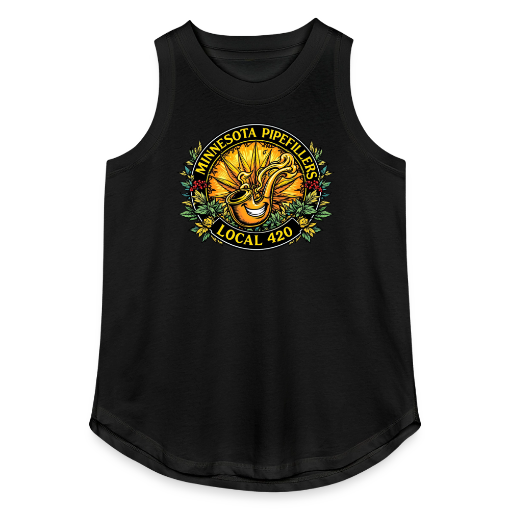 MINNESOTA PIPEFILLERS LOCAL 420 Women's Relaxed Tank Top - black