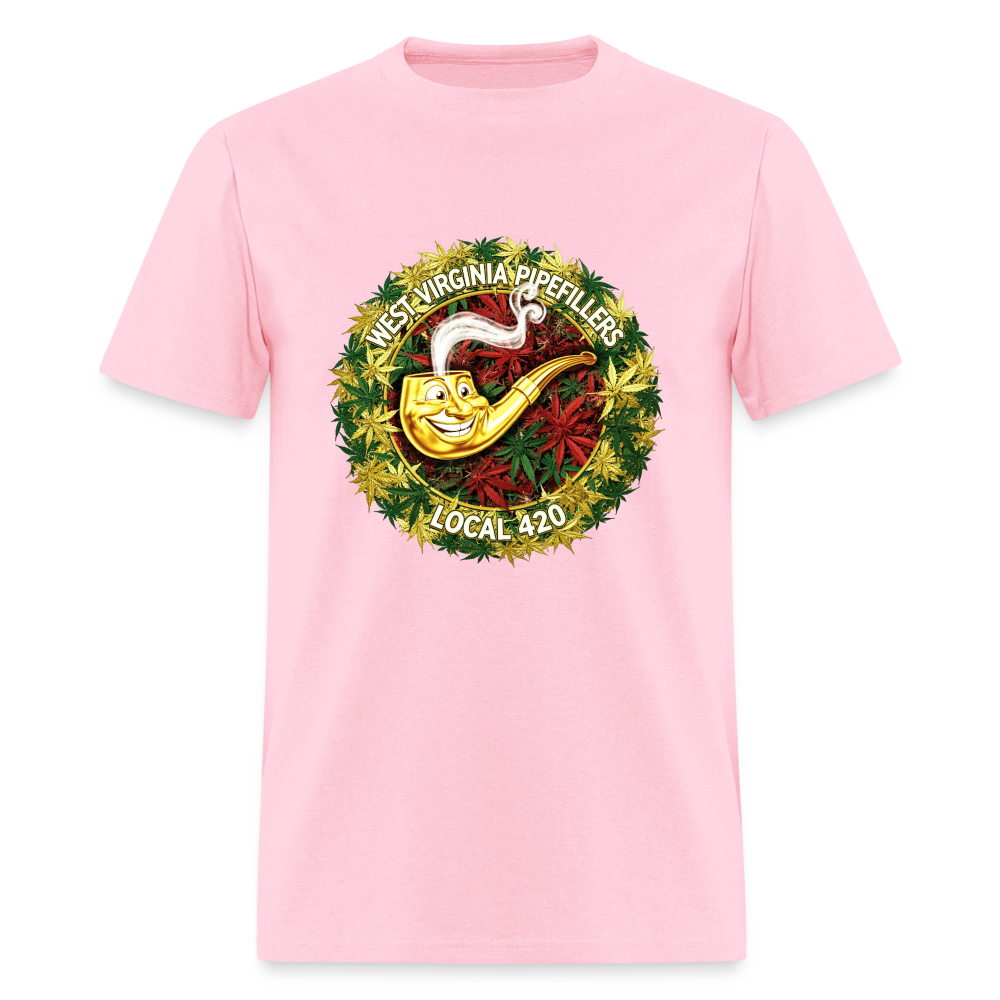 WEST VIRGINIA PIPIEFILLERS LOCAL 420 Men's T-Shirt - pink