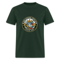 NEW HEMPSHIRE PIPEFILLERS LOCAL 420 2 EMBLEM Men's T-Shirt - forest green