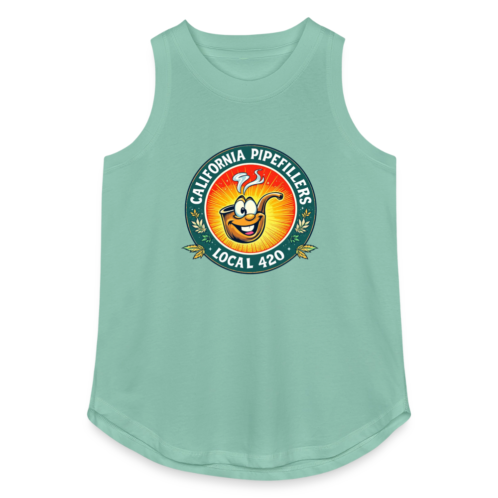 CALIFORNIA PIPEFILLERS LOCAL 420 Women's Relaxed Tank Top - saltwater