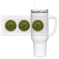 NEW HAMSHIRE PIPEFILLERS LOCAL 420 40 oz Stainless Steel Travel Tumbler - white