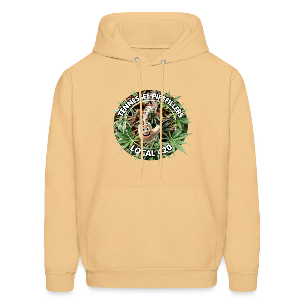 TENNESSEE PIPEFILLERS LOCAL 420 F/B DESIGN Men's  Hoodie - light gold 